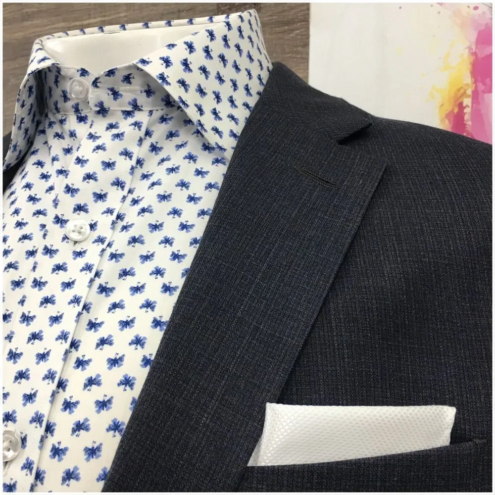 JOS A BANK Mens Blazer Sport Coat Casual Suit Jacket Size 42L Slim Fit Wool Suit